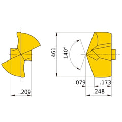 STAWN1170TH VP15TF DRILLING INSERT