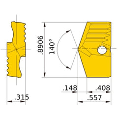 * TAWNH0057T VP15TF DRILLING INSERT