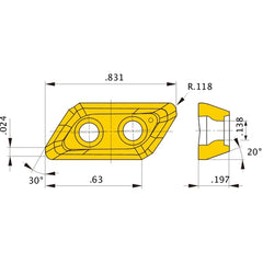 XDGX175030PDFR-GM TF15 INSERT