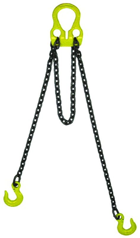 Double Chain Sling - #30002; 7/32" x 10' - Industrial Tool & Supply