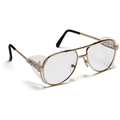 Safety Glasses - Clear Lens, Metal Frame Pathfinder - Industrial Tool & Supply