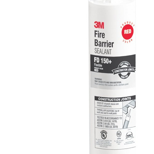 3M Fire Barrier Sealant FD 150+ Red 10.1 fl oz Cartridge - Industrial Tool & Supply