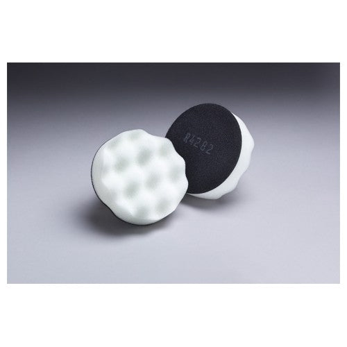 3M Finesse-it Buffing Pad 01963 3″ White Foam - Industrial Tool & Supply
