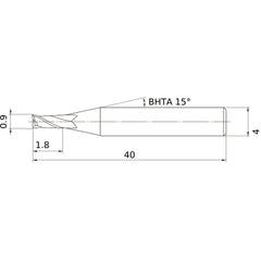 MS2MSD0090 CARBIDE ENDMILL