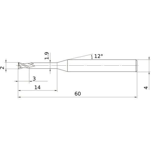 MS2XLD0200N140 CARBIDE ENDMILL