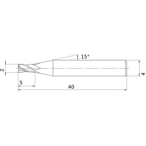 MS4MCD0200 CARBIDE ENDMILL