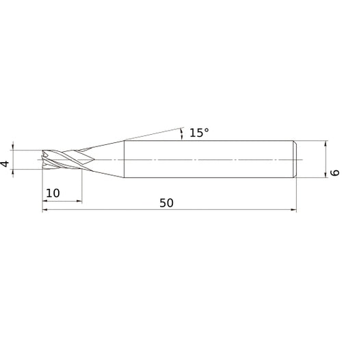 MS4MCD0400 CARBIDE ENDMILL