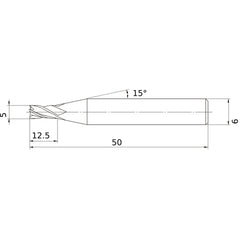MS4MCD0500 CARBIDE ENDMILL