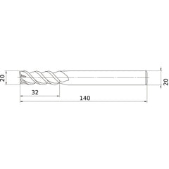 MSMHZDD2000 CARBIDE ENDMILL