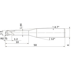 VF2XLBR0075N100S04 SOLID CARB EM
