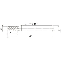 VFMDD0200 SOLID CARBIDE EM