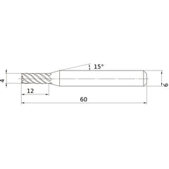 VFMDD0400 SOLID CARBIDE EM