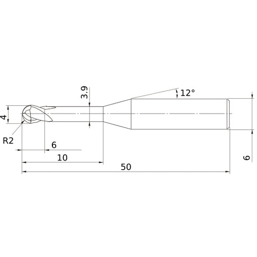 VQ4SVBR0200 CARBIDE ENDMILL