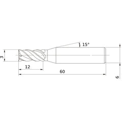 VQJHVD0300 CARBIDE ENDMILL