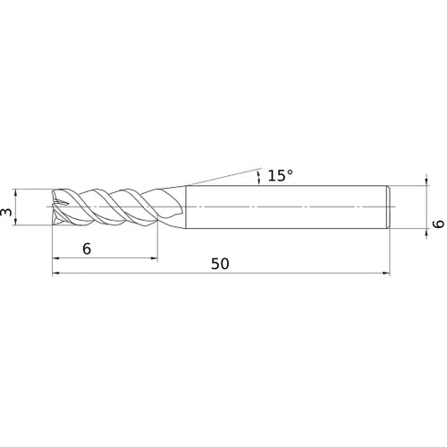 VQMHZVD0300 CARBIDE ENDMILL