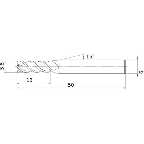 VQMHZVD0550 CARBIDE ENDMILL