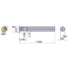 GYAL20Q90A-F06 BORING BAR