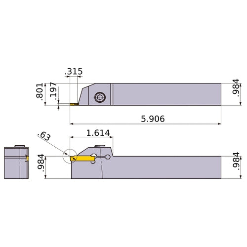 GYQR2525M00-H08 HOLDER