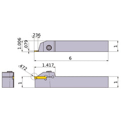 GYQRUS16D00-D06 TURNING HOLDER