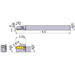 GYSLUS10B00-E20 TURNING HOLDER