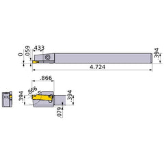 GYSR1010JX00-C11 TURNING HOLDER
