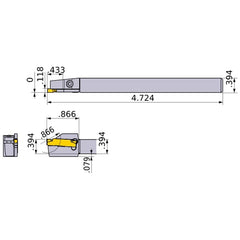 GYSR1010JX00-F11 TURNING HOLDER