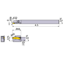 GYSRUS06B00-E11 TURNING HOLDER