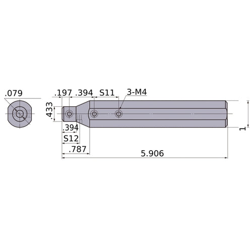RBH16126A BORING BAR