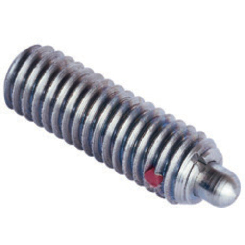 End Force Spring Plunger - 1.5 lbs Initial End Force, 4.5 lbs Final End Force (6–32 Thread) - Industrial Tool & Supply