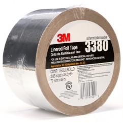 List 3380 72mm x 45m Aluminum Foil Tape - Silver - Industrial Tool & Supply