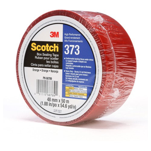 Scotch Box Sealing Tape 373 Orange 48 mm × 50 m - Industrial Tool & Supply
