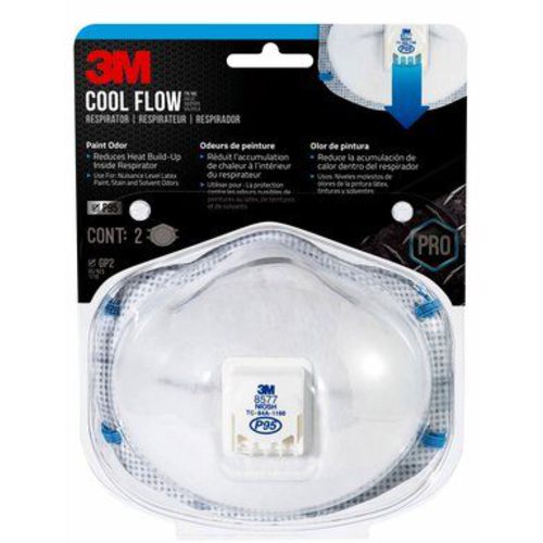 3M Paint Odor Valved Respirator 8577P1-C-PS - Industrial Tool & Supply