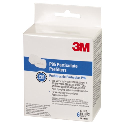 6 eaches/pack 3M™ P95 Particulate Filters 5 Alt Mfg # 95804 - Industrial Tool & Supply