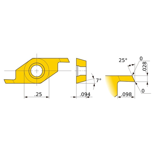 CSVTC0750R-B VP15KZ INSERT