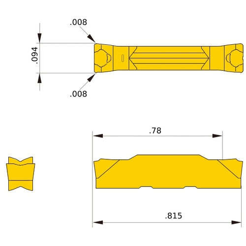 GY2M0239E020N-GU VP20RT GY INSERT
