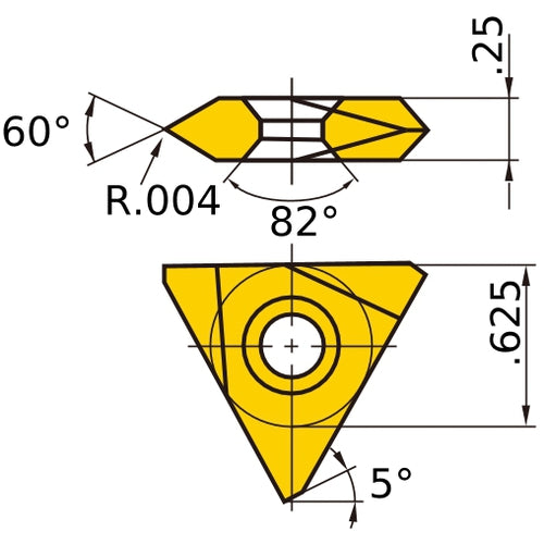 TNMC54NV UTI20T INSERT