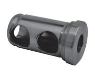 Type J Tool Holder Bushings - Part #  TBJ-15-0500-B - (OD: 1-1/2") (ID: 1/2") (Center Hole Distance: 1-1/8"   &   Shoulder to Center of First Hole: 11/16"   ) (# of Holes: 2 & Hole Size: 7/8") (Length Under Head: 2-1/2") - Industrial Tool & Supply