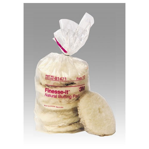 ‎3M Finesse-it Natural Buffing Pad 81471 5-1/4″ - Industrial Tool & Supply