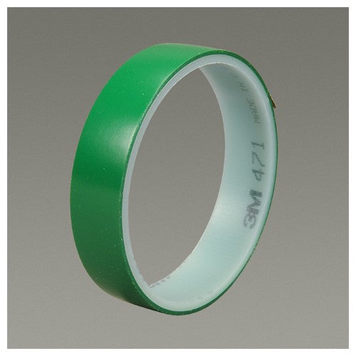 3M Vinyl Tape 471 Green 1/4″ × 36 yd 5.2 mil - Industrial Tool & Supply