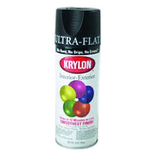 Interior/Exterior Industrial Maintenance Paint Ultra Flat Black - Industrial Tool & Supply