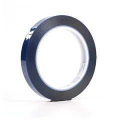 3M Polyester Tape 8991 Blue 1/2″ × 72 yd 2.4 mil - Industrial Tool & Supply