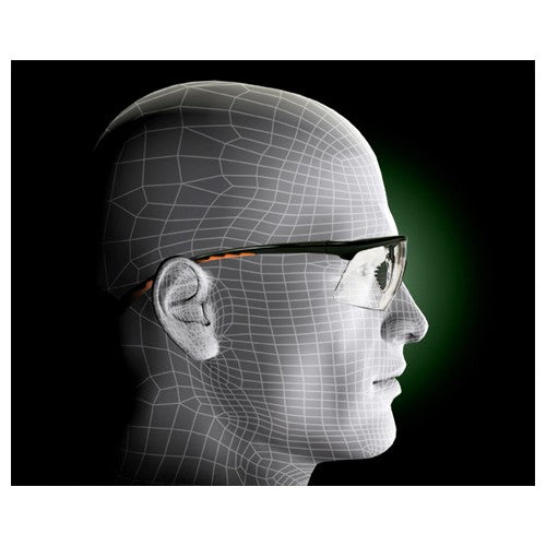 ‎3M Privo Protective Eyewear 12261-00000-20 Clear Anti-Fog Lens Black Frame - Industrial Tool & Supply