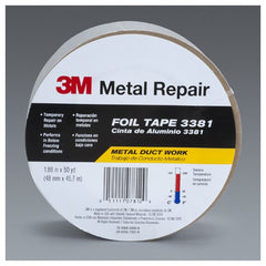 3M Aluminum Foil Tape 3381 Silver 1.88″ × 50 yd 2.8 mil - Industrial Tool & Supply