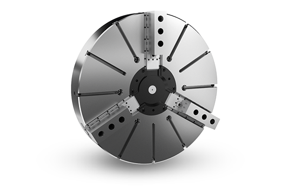 Auto Strong V(40”-79”) Series Large wedge type non through-hole power chuck (adapter excluded) - Part # 79" VE-279 - Exact Industrial Supply