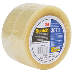 Scotch Recycled Corrugate Box Sealing Tape 3073 Clear 72 mm × 100 m - Industrial Tool & Supply