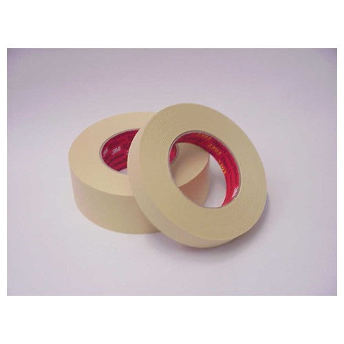 3M Premium High Temperature Masking Tape 2393 Tan 18 mm × 55 m 7.6 mil - Industrial Tool & Supply