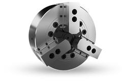 Auto Strong VRA Series Non through-hole power chuck for vertical lathe (adapter included) - Part # VIT-212RA8 - Exact Industrial Supply