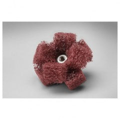 ‎Scotch-Brite Cross Buff 1-1/2 in × 1/2 in × 2 PLY × 8-32 High Strength A VFN - Industrial Tool & Supply