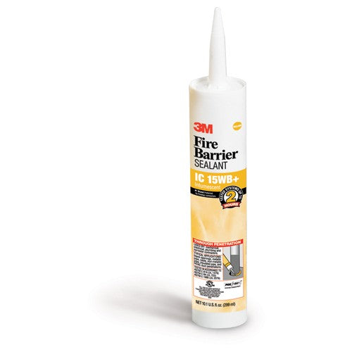 3M Fire Barrier Sealant IC 15WB+ Yellow 10.1 fl oz Cartridge - Industrial Tool & Supply