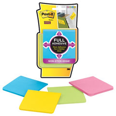 3 in × 3 in Post-it(R) Super Sticky Full Adh Assorted Bright Colors Alt Mfg # 34037 - Exact Industrial Supply